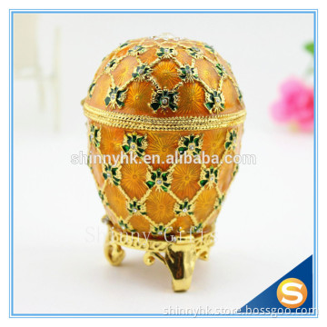 100% handmade Egg Shape Jewelry Box for Easter Gifts